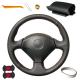 Mewant Hand Stitch Leather Steering Wheel Cover for Honda Civic 8 9 10 Si Prelude CRV Insight Clarity S2000 Type R