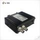 300M Transmission BNC Port Din Rail Fiber Coaxial To Optical Converter With PoE