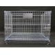 Stable Industrial Wire Containers Strong Metal Mesh Cage 800KG Load Capacity