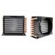 Single fan air cooled condenser coil , Aluminum Refrigeration condensing units