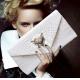 2016 new leather female fox head inlay diamond evening bag clutch leather clutch bag