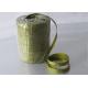 8mm X 200y , 15mm * 200Y Green Plastic Ribbon with PP double sides matt printed ribbon