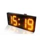 Amber Color Electronic Countdown Timer , Outdoor Type Countdown Led Clock