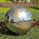 Gnee Garden Polished Metal Sphere Sculpture World Globe Sculpture Handmade