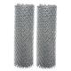 10 Ft Chain Link Security Fence Weave Removable With Round Post