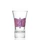 Custom Pattern Soda Lime Glass With Decoration Clear Shot Glasses Glass Gift