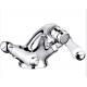 Brass Material Chrome Finish Control Double Handle Bidet Mixer Tap T8353