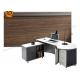 Polish Matt Solid Surface Office Furniture Boss CEO Director Office Desk