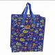 50cm Large PP Woven Shopping Bag Shopping Tote Bag With Gusset Zip