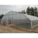 Galvanized Frame PE Film Greenhouse , Hoop Tunnel Greenhouse CE Approved