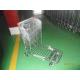 Workshop Metal Cargo Trolley Medium Duty Foldable Wire Mesh 5'' Casters