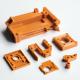 Surface Finishing ABS Custom Plastic Injection Moulding Machine Spare Parts