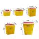 Medical Plastic Medical Waste Bin Medical Container Biohazard Needles Disposable 1L Sharps Container
