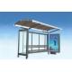 Easy Assemble Stainless Steel Bus Stop 304 Pipe Diameter 114 / 141 / 133MM