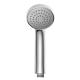 Plastic Abs Chrome Hand Shower with Round Shape and Hot Cold Water Implementation