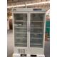 High Quality Double Glass Door Pharmacy and Lab Refrigerator With LED Interior Light 656L Largest Capacity