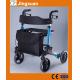 RE420LH Foldable Rollator Mobility Walking Aids with Ergonomic handles for walking outside