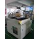 Professional 50W Metal Laser Marking Machine , Crossing Moving Working Table