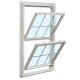 Double Glass Aluminium Windows Frame Cabin Double Hung Windows with Swing Open Style
