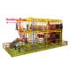 Kindergarten Indoor Adventure Playground , Fun Indoor Playground Climbing Frames