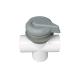 Spa Plastic Accessories Gray Color Hot Tub Gate Valve For Pvc Pipes