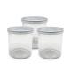 Most Popular 4oz 8oz Clear Round Pet Plastic Jar Food Grade Plastic Container