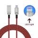 Super Long Fast Charging USB Cable For 5S Mobile Phone 2.1A Nylon Braided