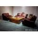 luxury classic leather sofa set furniture