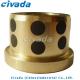 Precision Bronze oilless bushing Sliding type ISO for mold component