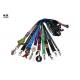 Polyester Retractable Reel Badge Holder Lanyard For Kids Any Color / Logo Available