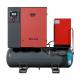 7bar -16bar pressure screw compressors combined with air tank and air dryer 7.5kw