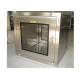 Clean Room Auxiliary Device Pass Box With UV Light Stainless Steel 304 Cabinet