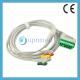 Nihon Kohden 3 lead ECG Cable with leadwires,Clip,IEC