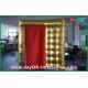 Inflatable Photo Booth Rental 2.5m X 2.5m X 2.5m Golden Inflatable Photo Booth Photobooth For Weding