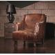 antique style leather home single sofa,#K627