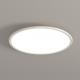 Plastic Cover Ultra Thin Ceiling Lamp for Surface Mounted Install Style application