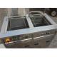 Double Tanks Ultrasonic Cleaning Machine , Auto Ultrasonic Cleaner For Car Parts Degrease