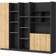 Modern Panel Office File Storage Cabinet ISO9001 ISO14001