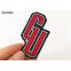 Letter Name Clothing Embroidery Patches Iron On Backing Twill Background
