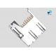 SD Card Connectors, Secure Digital Compatible Card, 8 Position, Surface Mount, Right Angle