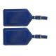 PVC Material Promotional Luggage Tags For Business Trip / Personal Travel