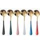 CIQ Creative Korean Style Stainless Steel Soup Spoon Tablespoon And Dessert Spoon
