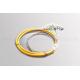 FC / APC Multimode Pigtail G652D G657A Customized Cable Length Yellow Color