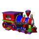 Amusement Park 0.55mm Plato Inflatable Train Bounce House