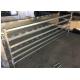 Galvanized Oval Pipe Cattle Fence Panel For Farm 40X80MM x1.6mm