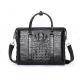 Factory wholesale sales promotion crocodile leather handbag shoulder slung briefcase men's business bag