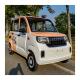 Micro 4 Seater EV Electric Car Low Speed 3000W Mini Vehicle with Air Conditioner