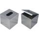8K Stainless Steel Bathroom Supplies Metal Tissue Box 130*130*H130mm