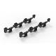 HJ 3 Axles Front  Mechanical Suspension Amercian Underslung Series With 8-10 Pcs Spring Leaf