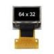 Mini Screen 0.49 Inch SSD1306 I2c Transparent OLED Display 64x32 DOT Matrix For Handheld Devices